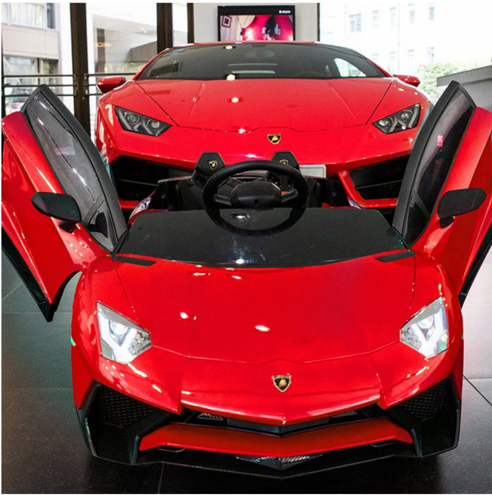 Xe Điện Trẻ Em Lamborghini Aventador BDM-0913 - màu Đỏ