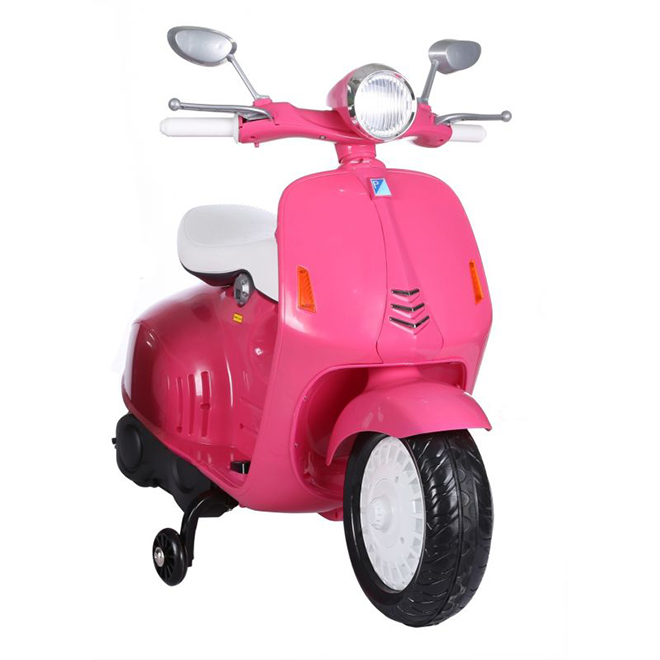 Xe máy điện trẻ em Vespa LX-125 màu hồng cá tính