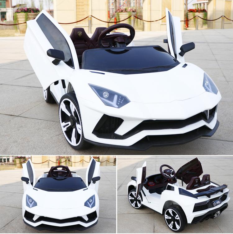 Xe ô tô điện trẻ em Lamborghini 998 màu trắng